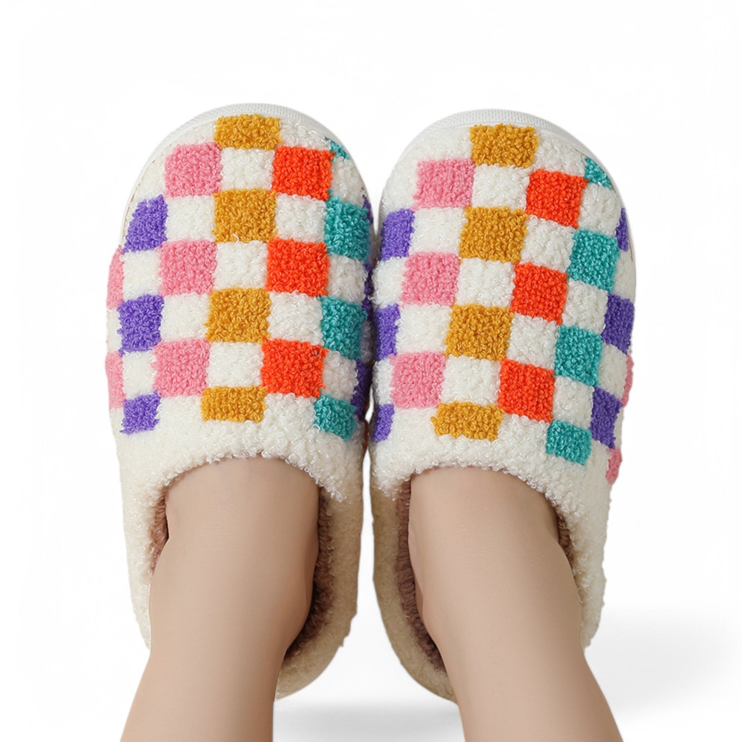 Fluffy Caro Slides - Plush Schlappen