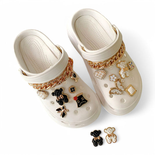 Slide Charm - Gold Bear Chic