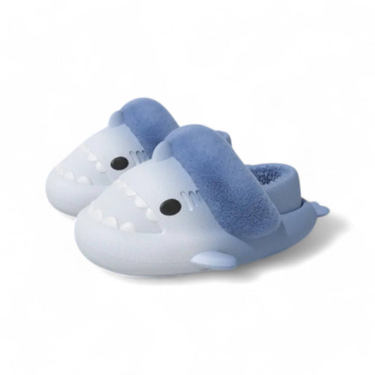 Happy Slipper - Plush Shark Slides